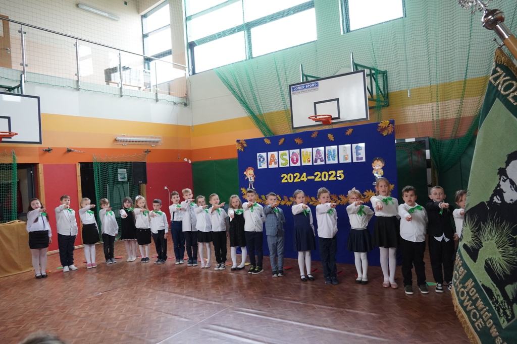 Pasowanie na ucznia klasy pierwszej